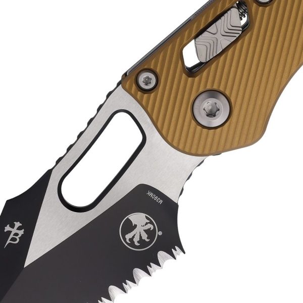 Microtech Stitch 169RL Ram-Lok Tan Aluminum