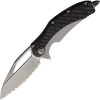 Microtech Matrix Framelock FS CF Full Serrated