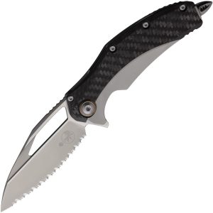 Microtech Matrix Framelock FS CF Full Serrated