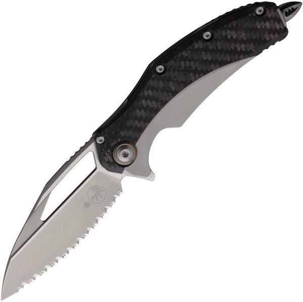 Microtech Matrix Framelock FS CF Full Serrated