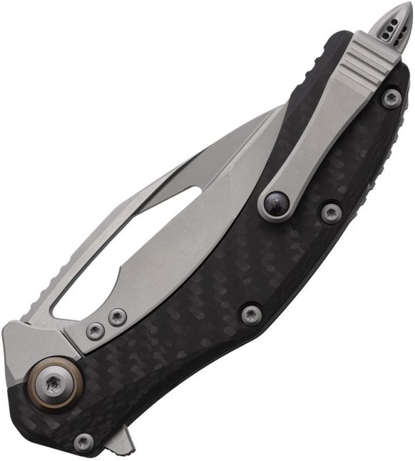 Microtech Matrix Framelock FS CF Full Serrated