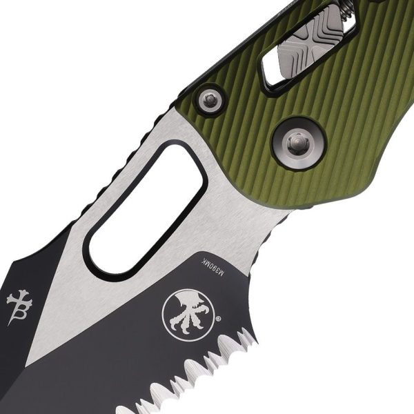 Microtech Stitch S/E Ram Lok PS Partially Serrated