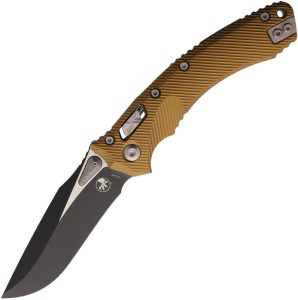Microtech Amphibian 137RL Ram-Lok Automatic - Tan Two-Tone