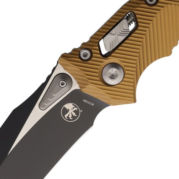 Microtech Amphibian 137RL Ram-Lok Automatic - Tan Two-Tone