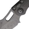 Microtech Auto Stitch Button Lock - Gray Apocalyptic