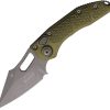 Microtech Auto Stitch Button Lock - OD Green Apocalyptic