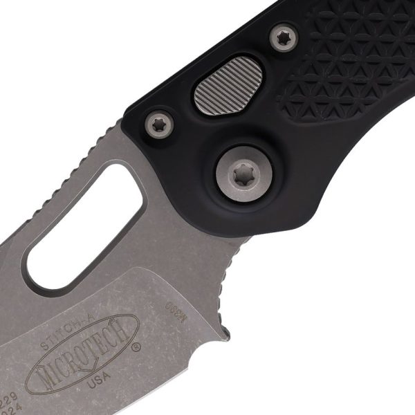 Microtech Auto Stitch Button Lock - Apocalyptic