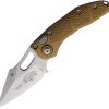 Microtech Auto Stitch S/E Tan Aluminum Wharncliffe