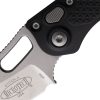Microtech Auto Stitch Button Lock - Stonewash