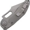 Microtech Auto Stitch Apocalyptic Gray Partially Serrated