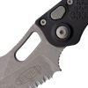 Microtech Auto Stitch Apocalyptic Partially Serrated