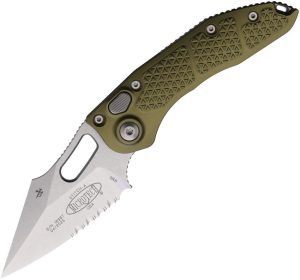 Microtech Auto Stitch Button Lock OD Bohler M390