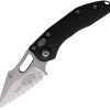 Microtech Auto Stitch S/E Button Lock FS Black