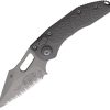 Microtech Auto Stitch S/E Button Lock Apocalyptic Gray