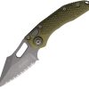 Microtech Auto Stitch S/E Button Lock Apocalyptic OD