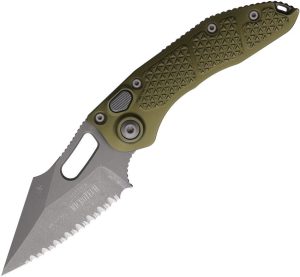 Microtech Auto Stitch S/E Button Lock Apocalyptic OD
