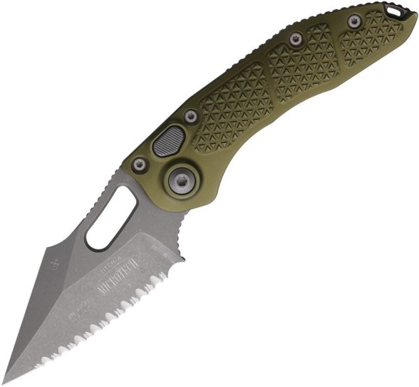 Microtech Auto Stitch S/E Button Lock Apocalyptic OD