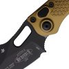 Microtech Auto Stitch Button Lock Tan M390 Wharncliffe