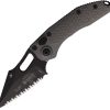 Microtech Auto Stitch S/E Tactical - Black Serrated M390MK