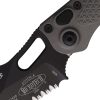 Microtech Auto Stitch S/E Tactical - Black Serrated M390MK