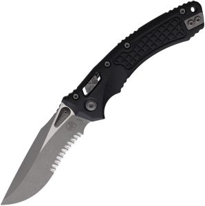 Microtech Amphibian S/E Ram-Lok - Black Frag M390MK
