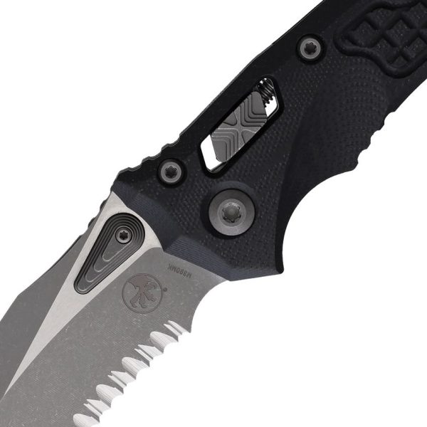 Microtech Amphibian S/E Ram-Lok - Black Frag M390MK