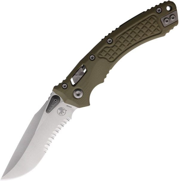 Microtech Amphibian S/E Ram-Lok OD Green Folding Knife