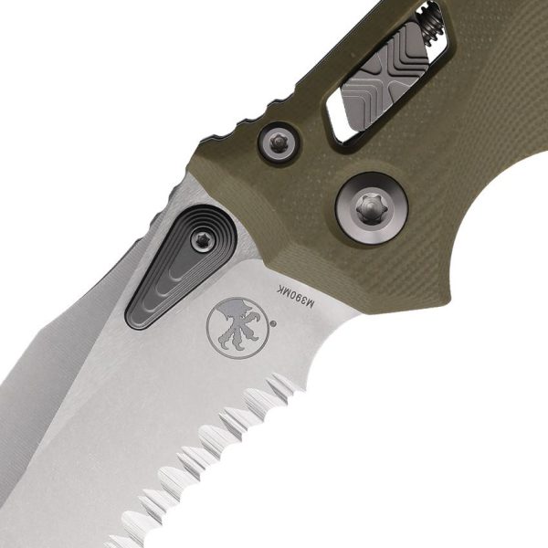 Microtech Amphibian S/E Ram-Lok OD Green Folding Knife