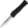 Microtech Auto Hera II Mini OTF Stonewash Black Aluminum
