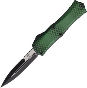 Microtech Auto Hera II Mini OTF Green X-51