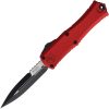 Microtech Hera II Mini Automatic OTF Folding Knife 3" Bayonet M390MK Red