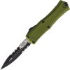 Microtech Auto Hera II Mini OTF - OD Green Serrated