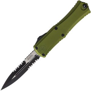 Microtech Auto Hera II Mini OTF - OD Green Serrated