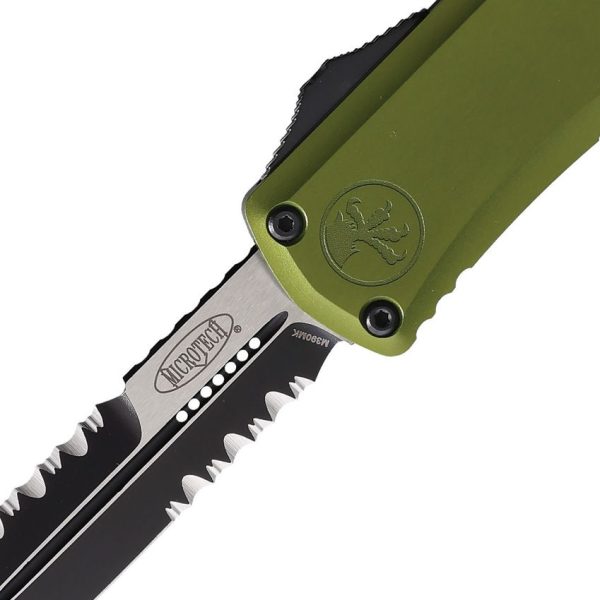 Microtech Auto Hera II Mini OTF - OD Green Serrated