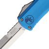 Microtech Auto Hera II Mini OTF - Blue M390MK Satin
