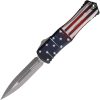 Microtech Auto Hera II OTF Dagger - American Flag Handle