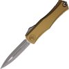 Microtech Hera II D/E OTF Auto Folding Knife 4" M390MK Tan