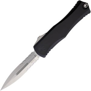 Microtech Auto Hera II OTF Partially Serrated - Black
