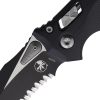 Microtech Amphibian S/E Ram-Lok Folding Knife - Black G10