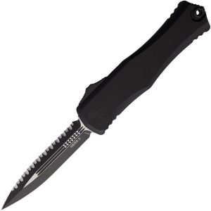 MCT17023T.jpg Microtech Auto Hera II OTF Serrated Tactical Black