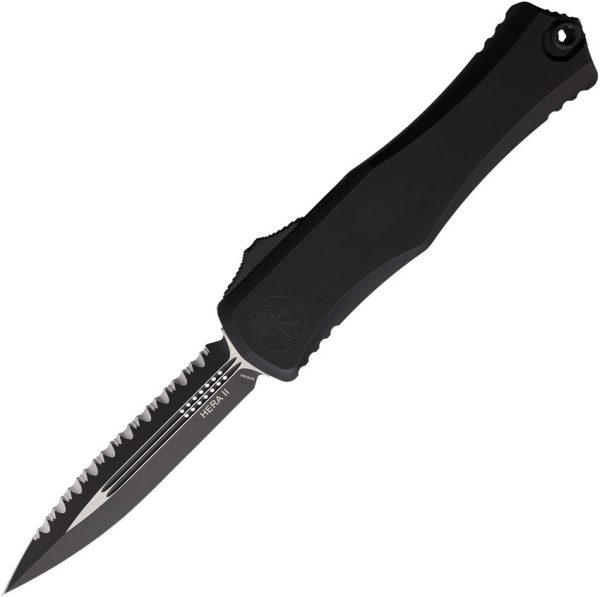 Microtech Auto Hera II OTF Serrated Tactical Black
