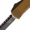 Microtech Auto Hera II OTF Serrated Tan Double Edge