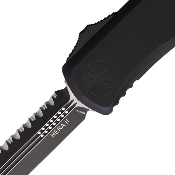 Microtech Auto Hera II OTF Serrated Tactical Black
