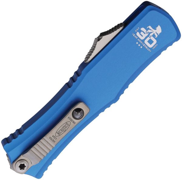 Microtech Hera II Mini OTF 30th Anniversary Edition — Blue