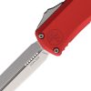 Microtech Hera II Mini OTF Double Edge — Red Handle