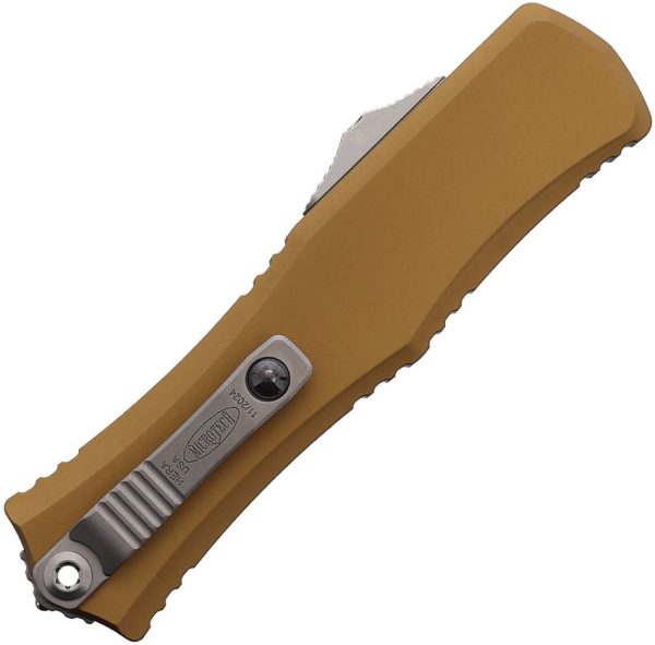 Microtech Auto Hera II Mini D/E OTF Tan Dagger
