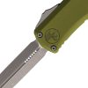 Microtech Auto Hera II Mini OTF OD Green Serrated