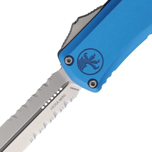 Microtech Hera II Mini Stonewash OTF - Blue