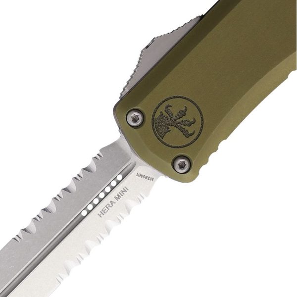 Microtech Hera II Mini Stonewash OTF - OD Green