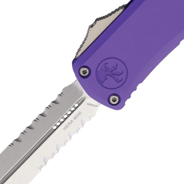 Microtech Hera II Mini Stonewash OTF - Purple